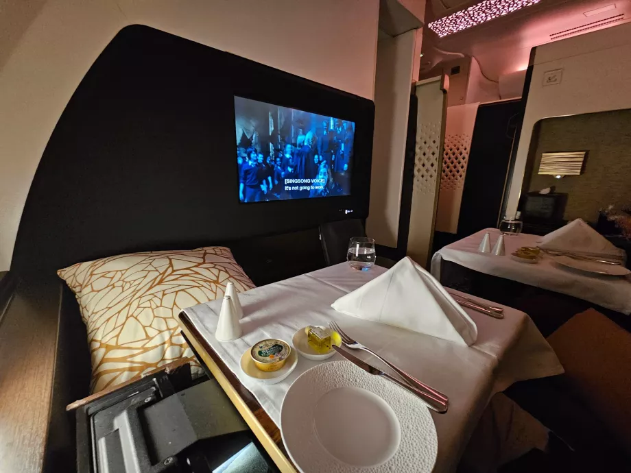 Mise en table et entrée