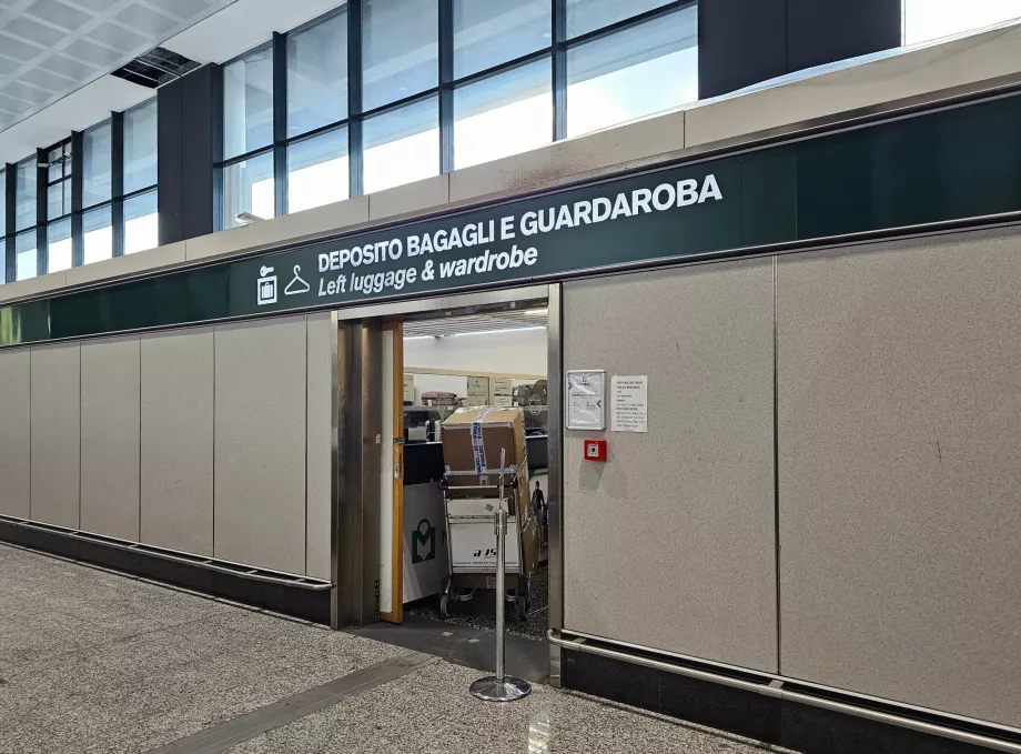 Entreposage des bagages, Terminal 1