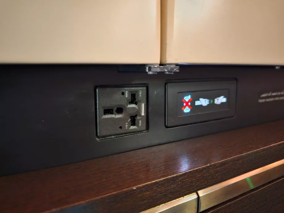 Prise électrique près du siège