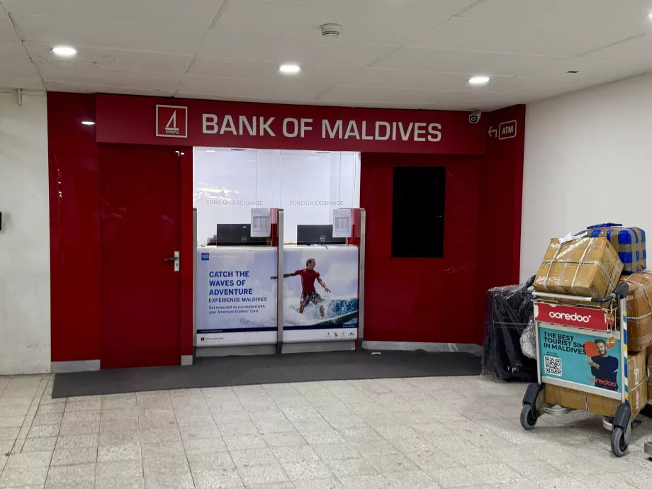 Bank of Maldives à l'aéroport de Malé MLE