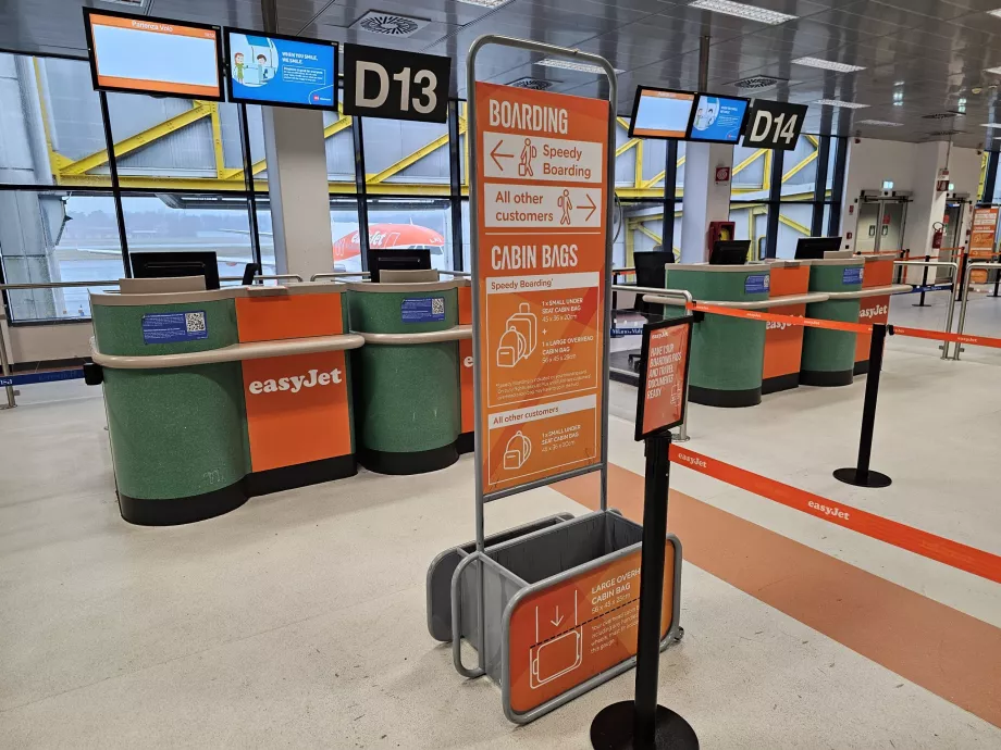 Gabarit, bagages à main plus volumineux