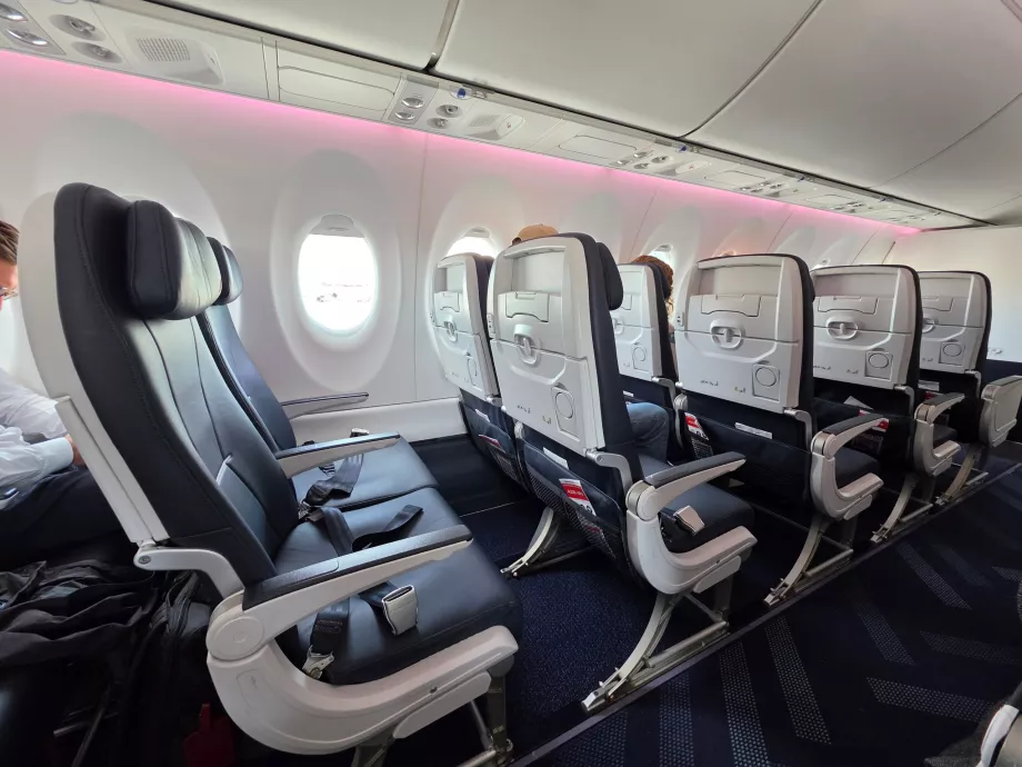 Cabine en classe affaires
