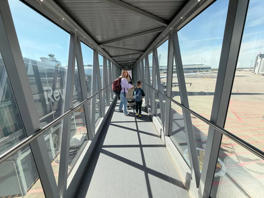 Passerelle d'embarquement de l'A350-900