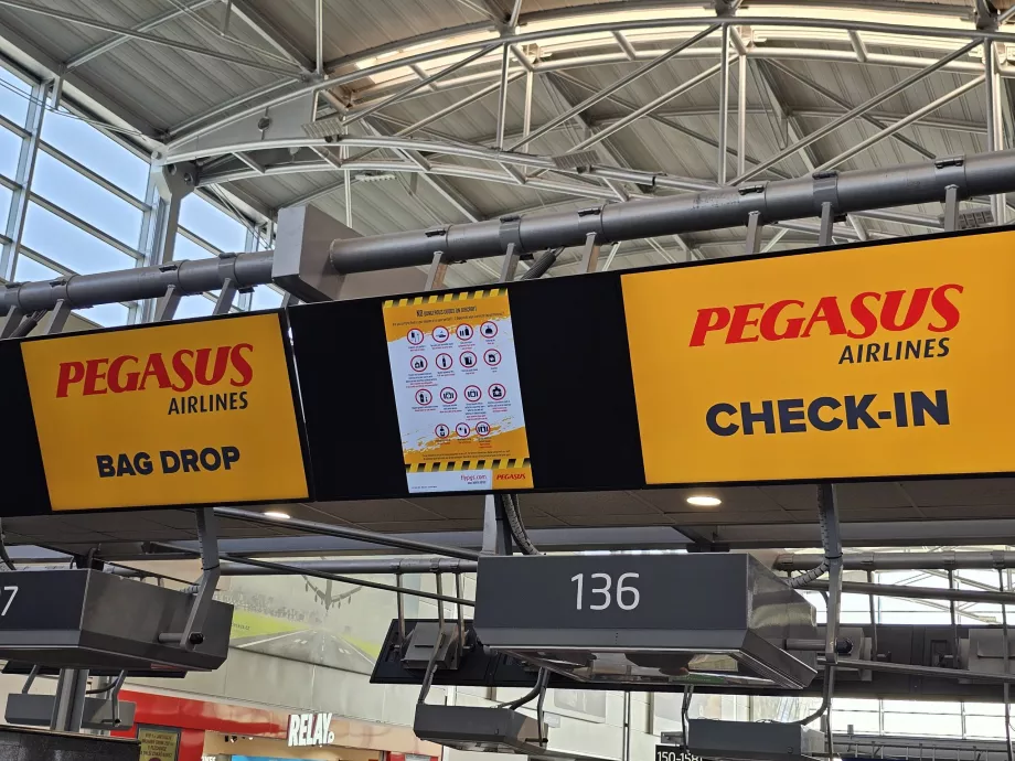 Enregistrement à l'aéroport