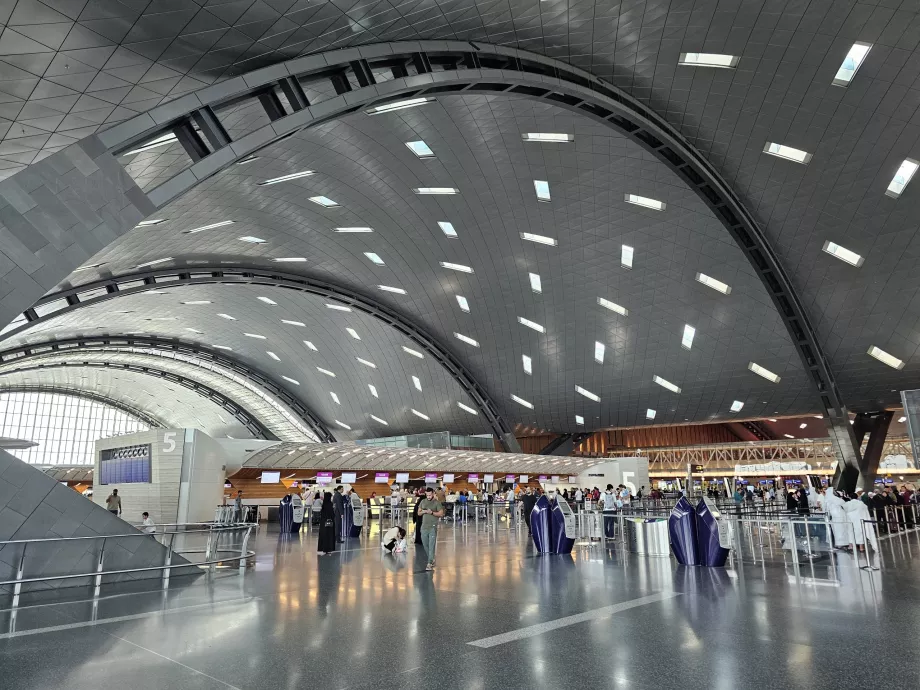 Hall de départ, partie publique