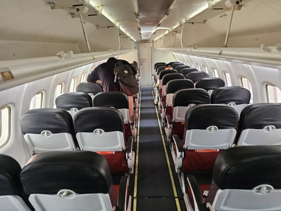 Intérieur d'un avion ATR