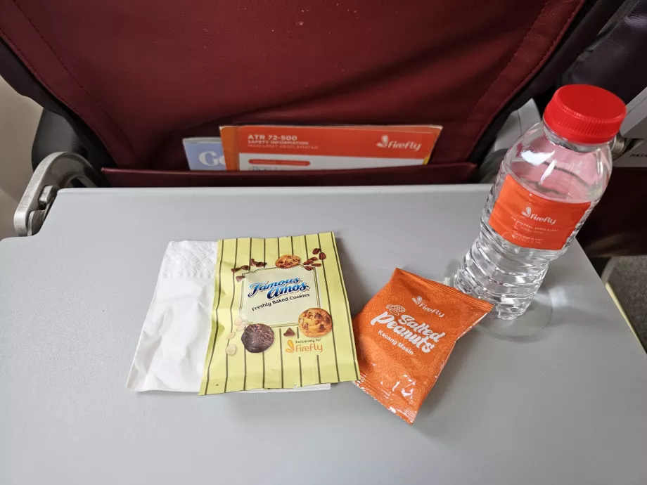 Rafraîchissements gratuits à bord